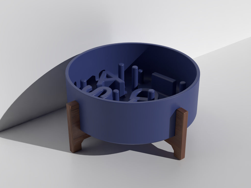 Name Slow Feeder Bowl - Neutral