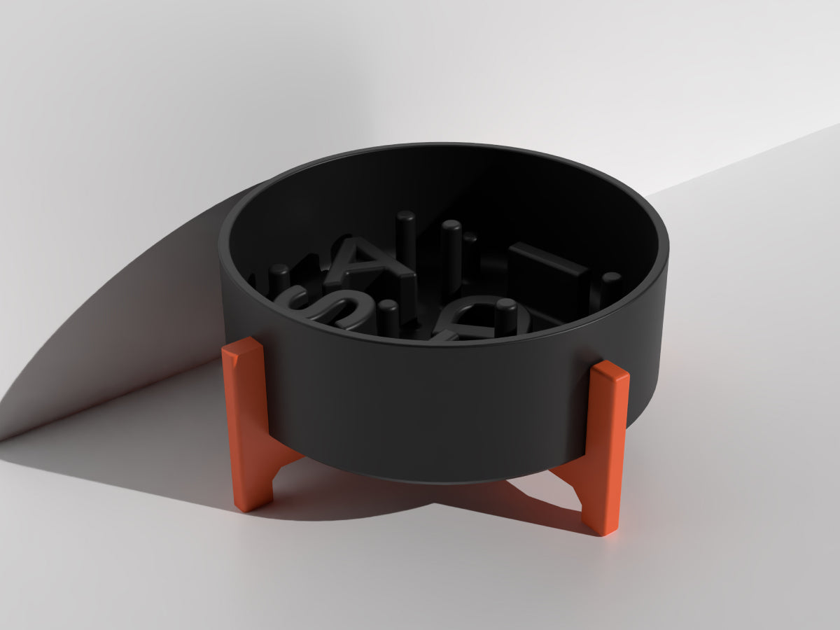 Name Slow Feeder Bowl - Bold