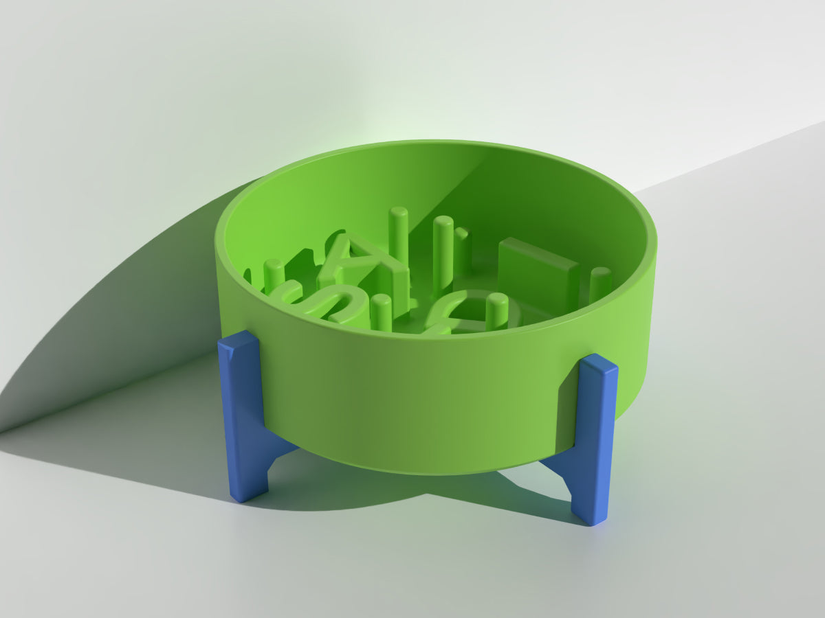 Name Slow Feeder Bowl - Bold